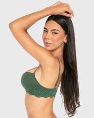 La Senza Remix Plunge Push Up Cotton Wired Bra