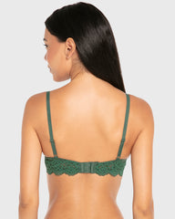 La Senza Remix Plunge Push Up Cotton Wired Bra