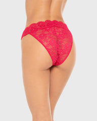RX HL/HW MINI CHEEKY SUPERSTAR CHIC LACE Passion Red / M
