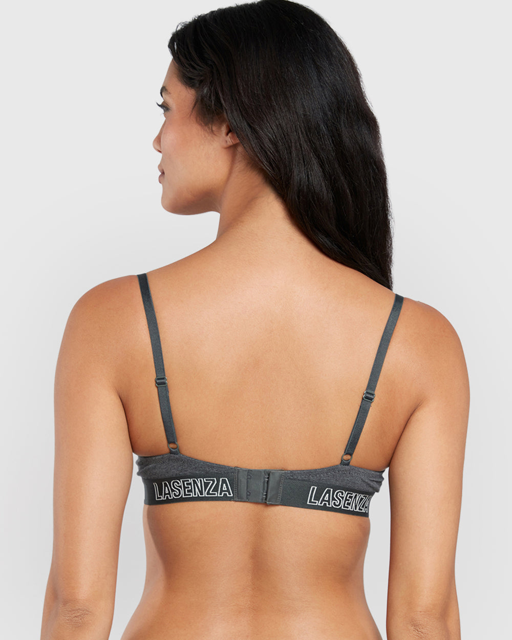 La Senza Trendy Pushup Plunge Bra GREY / 34B