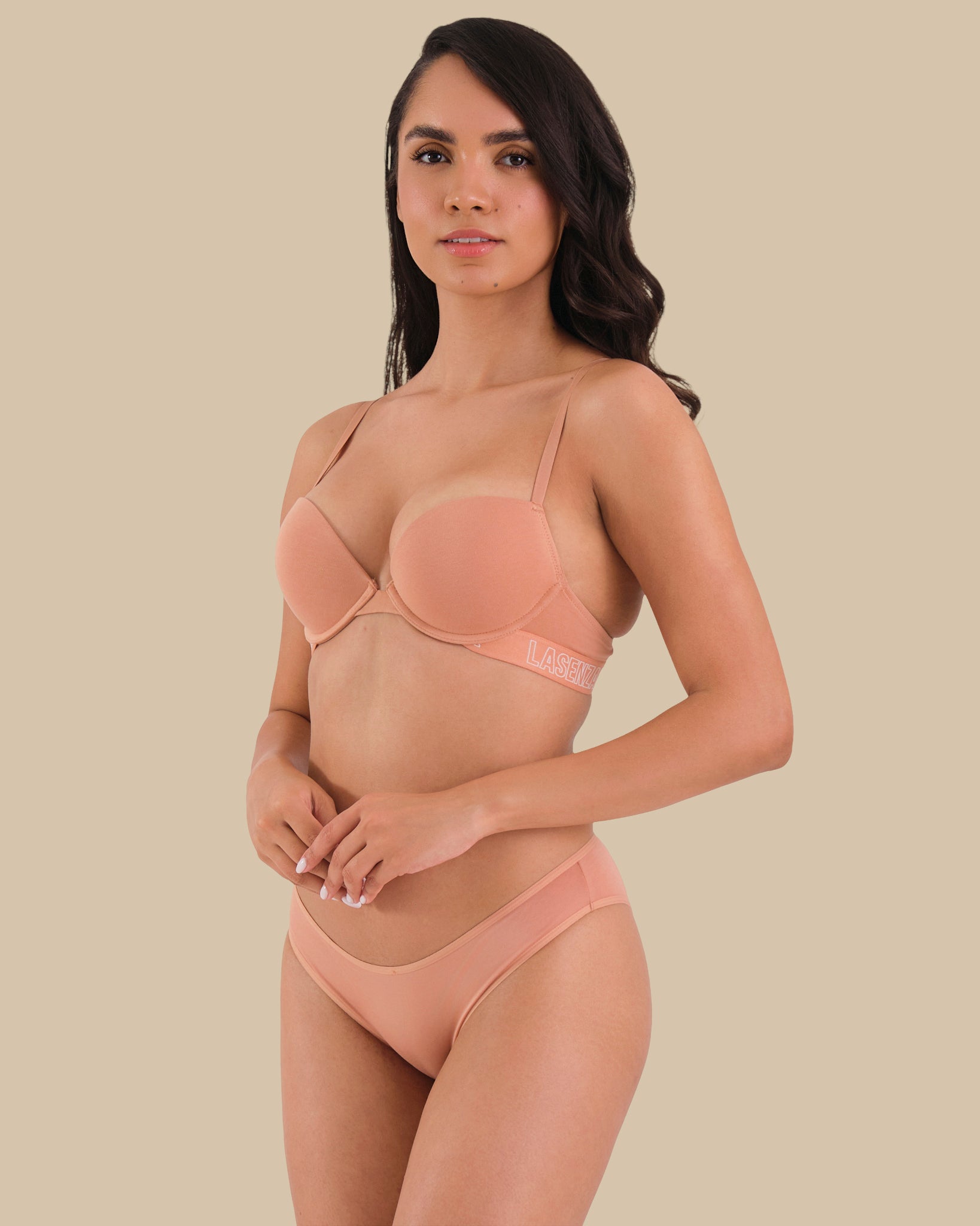 LA SENZA KNOCKOUT TRENDY REMIX BRA Brown / 34B