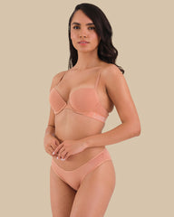 LA SENZA KNOCKOUT TRENDY REMIX BRA Brown / 34B