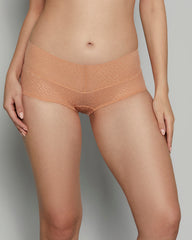 LA SENZA BOYSHORT MESH V WAIST TRENDY REMIX PANTIES GXCM / M