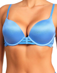 La Senza Sexy Double Pushup Plunge Bra 34B / Dark Blue