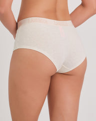 Rx Boyshort Knockout Logo Heather Body B5KA / MED