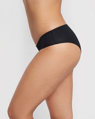 La Senza Trendy Ribbed Hipster Panties Black / M