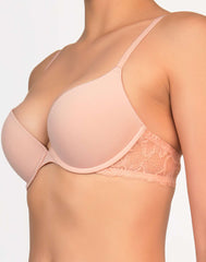 La Senza Obsession Pushup Plunge Bra Light Pink / 34B