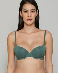 LA SENZA KNOCKOUT TRENDY REMIX GREEN BRA Z6W1 / 34B