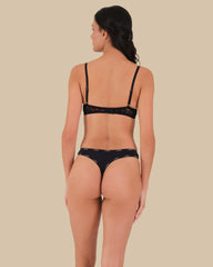 LA SENZA COTTON TRENDY REMIX BLACK PANTIES Black / S