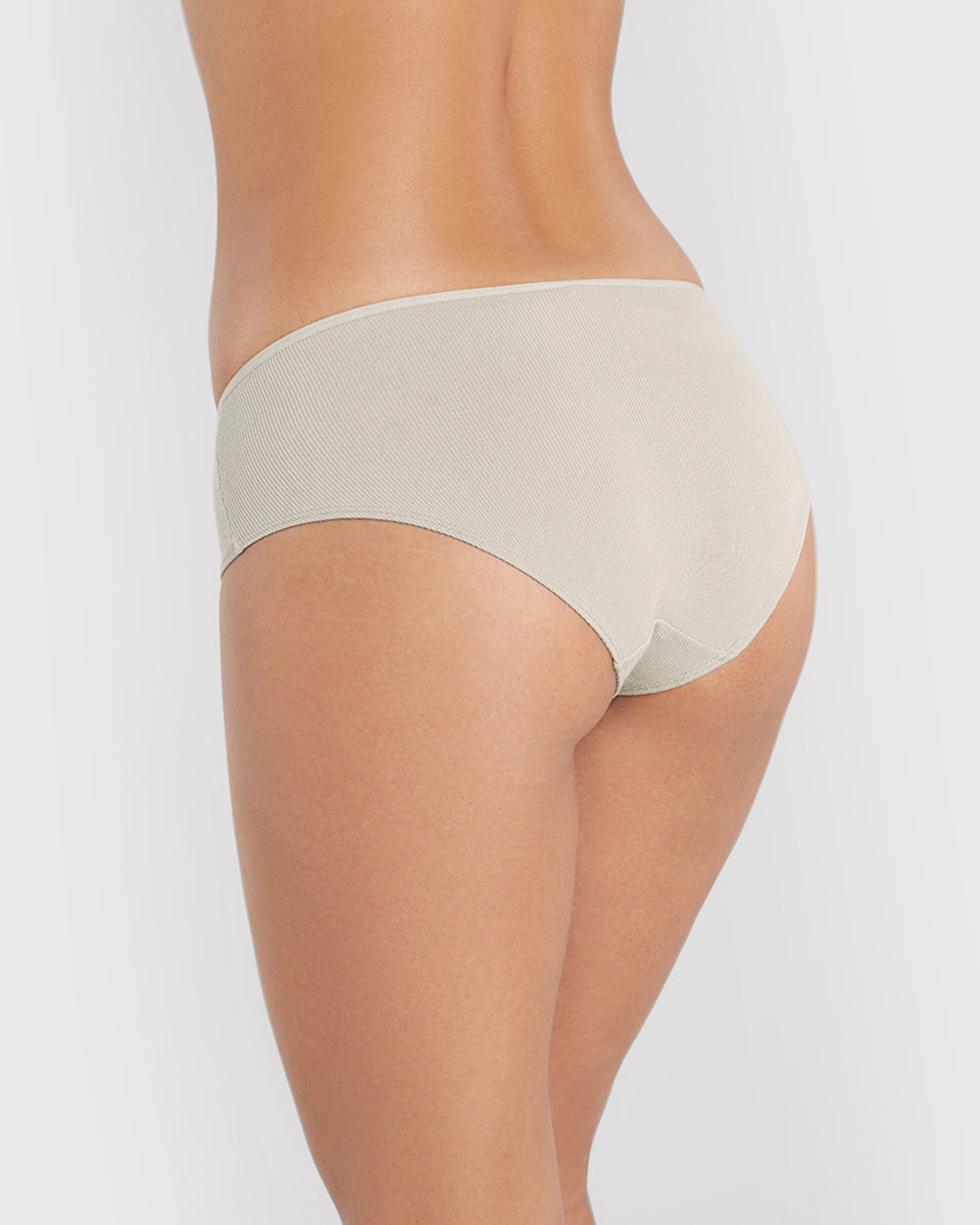 La Senza Ultrasoft Ribbed Hipster Panty Beige / M