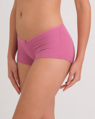 Us Boyshort Vwaist Rib W Bow PG50 / MED