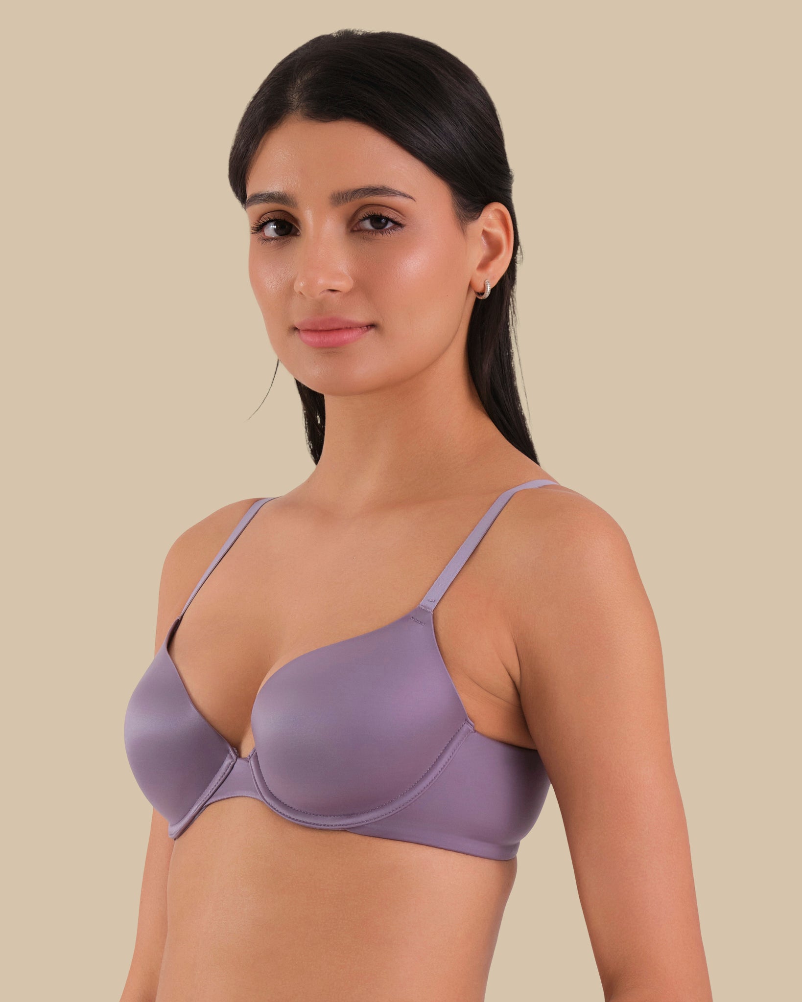 LA SENZA COMFORTABLE BODY KISS TSHIRT BRA Purple / 34B