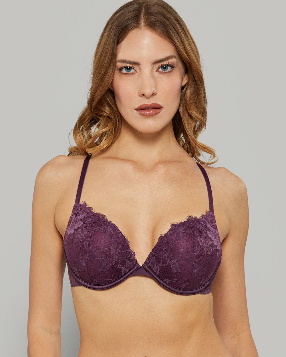 LA SENZA SHEER MESH HELLO SUGAR BRA Purple / 34B