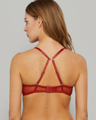 LA SENZA MESH LUXE BEYOND SEXY RED BRA Red / 34C