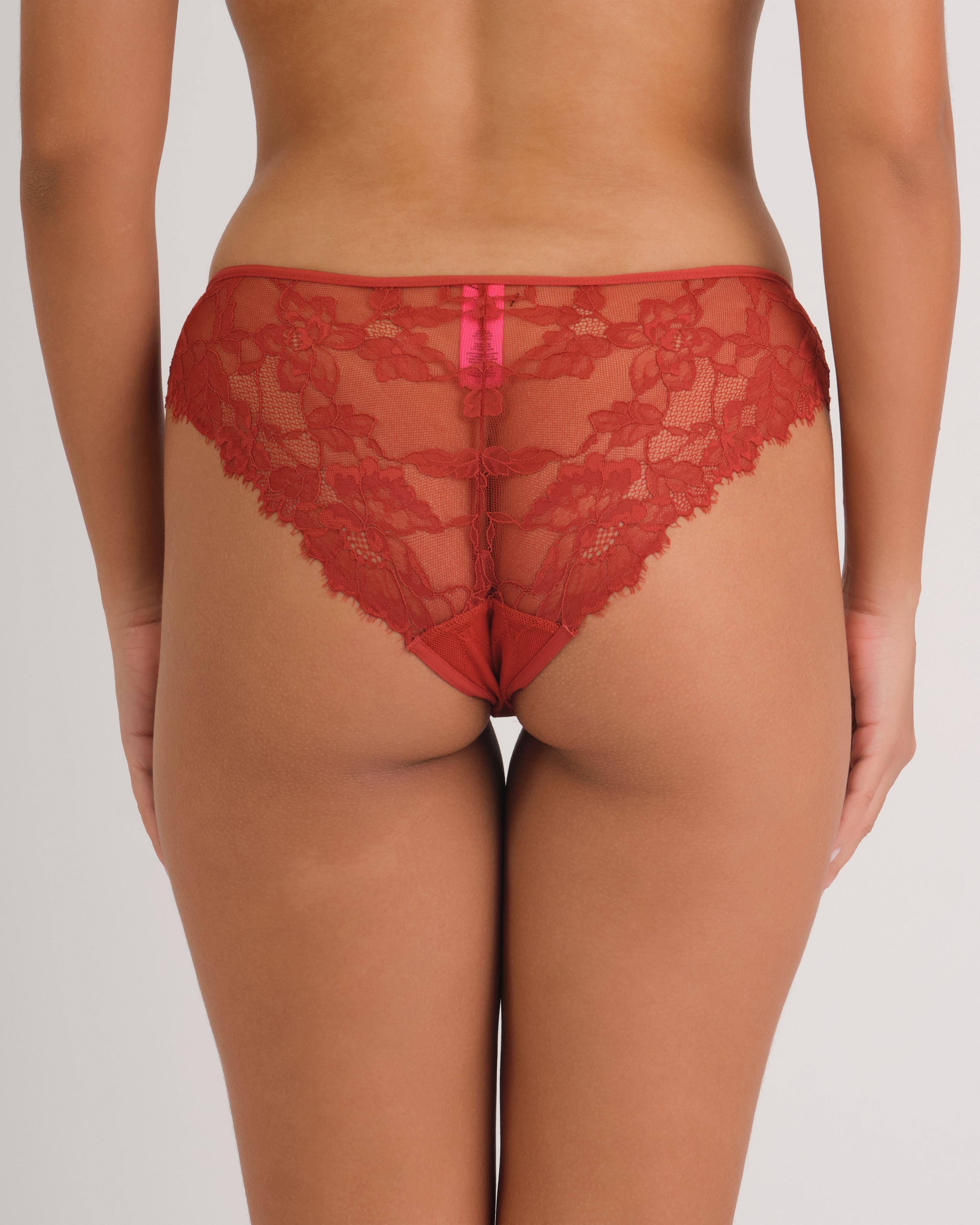 Diva Lr Cheeky Sheer Luv Lc W Luxe Logo Mesh 5BOJ / MED
