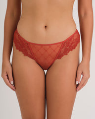 Diva Lr Cheeky Sheer Luv Lc W Luxe Logo Mesh 5BOJ / MED