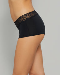 LA SENZA ESSENTIAL 6CM BOYSHORT PANTIES Black / S