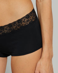 LA SENZA ESSENTIAL 6CM BOYSHORT PANTIES Black / S