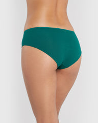 La Senza Ribbed Ultrasoft Hipster Panty Green / M