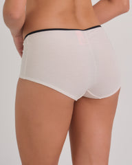 Us Boyshort Vwaist Rib W Bow 2PYO / MED