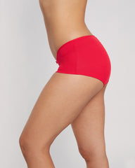 La Senza Ribbed Ultrasoft Boyshort Panty Red / M
