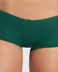 La Senza Ribbed Ultrasoft Boyshort Panty Green / M