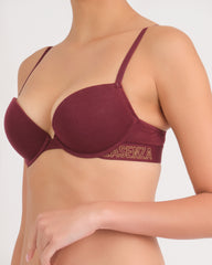 Rx Pu Pl Knockout Lurex Logo Ctn 13P4 / 34B
