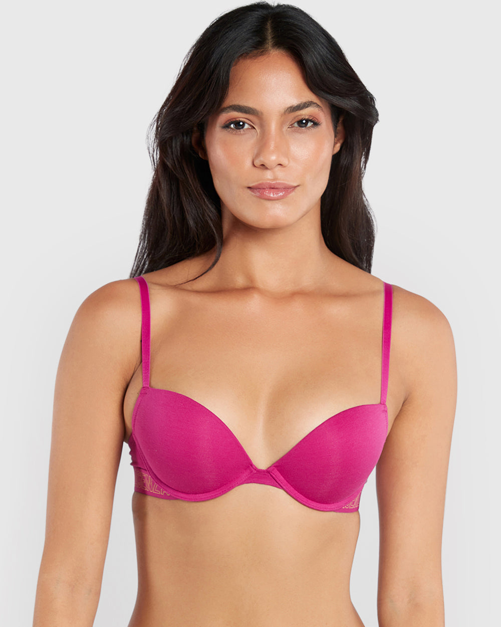 Everyday Plunge Pushup Bra PINK / 34B