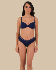 Everyday Demi Pushup Bra – Comfortable Demi Pushup Bra for Lift ORAE / 34B