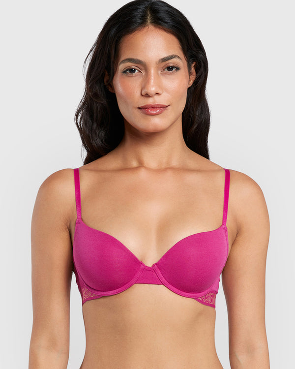 Everyday Demi Pushup Bra PINK / 34B