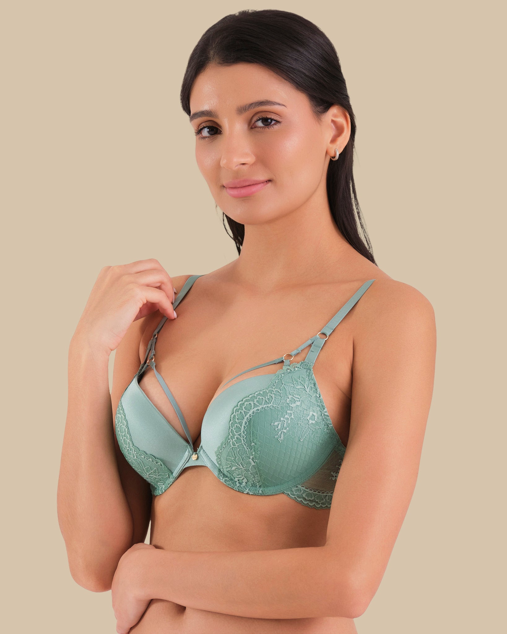 LA SENZA BONDAGE SLING HELLO SUGAR BRA S0K0 / 34B