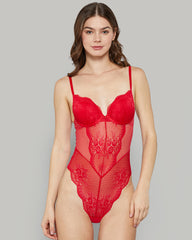 LA SENZA SEXY HOT RED 1 PC SUIT 6S2D / S