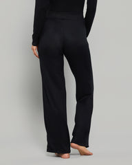 LA SENZA JERSEY DRAWSTRING BLACK CASUAL LOUNGE PANTS 03YZ / S