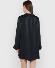 La Senza Satin Sexy Sleep Long Sleeve Top – Satin Long Sleeve Sleep Top For Women 03YZ / M