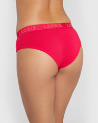 La Senza Cotton Trendy Hipster Panty Red / M