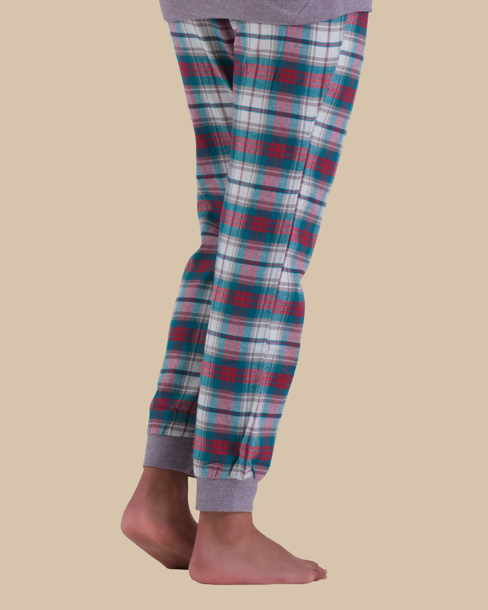 LA SENZA FLUFFLY FLANNEL CASUAL PAJAMA SET H8A1 / S