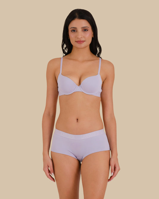 LOGO BOYSHORT PANTIES White / M