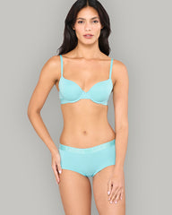 LA SENZA RX LOGO BOYSHORT PANTY BLUE / S
