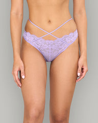 LA SENZA DIVA MONTREAL LACE STRAPPY MINI PANTY PURPLE / S