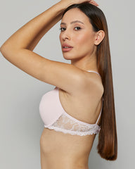LA SENZA LACE TRENDY BRA LT PINK / 34B