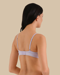 ESSENTIALS LOGO COTTON DEMI BRA White / 34A