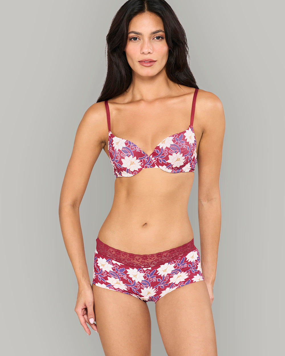PLAYFUL PRINTED DEMI – LA SENZA ESSENTIALS DROP MULTICOLOR / 34B