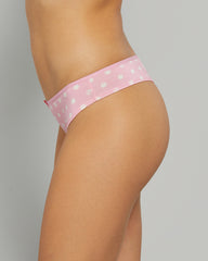 LA SENZA CHEEKY DOT PRINT TRENDY ULTRASOFT PANTIES Pink / S