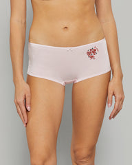 LA SENZA BOYSHORT GRAPHIC PRINT ULTRASOFT PANTIES LT PINK / S