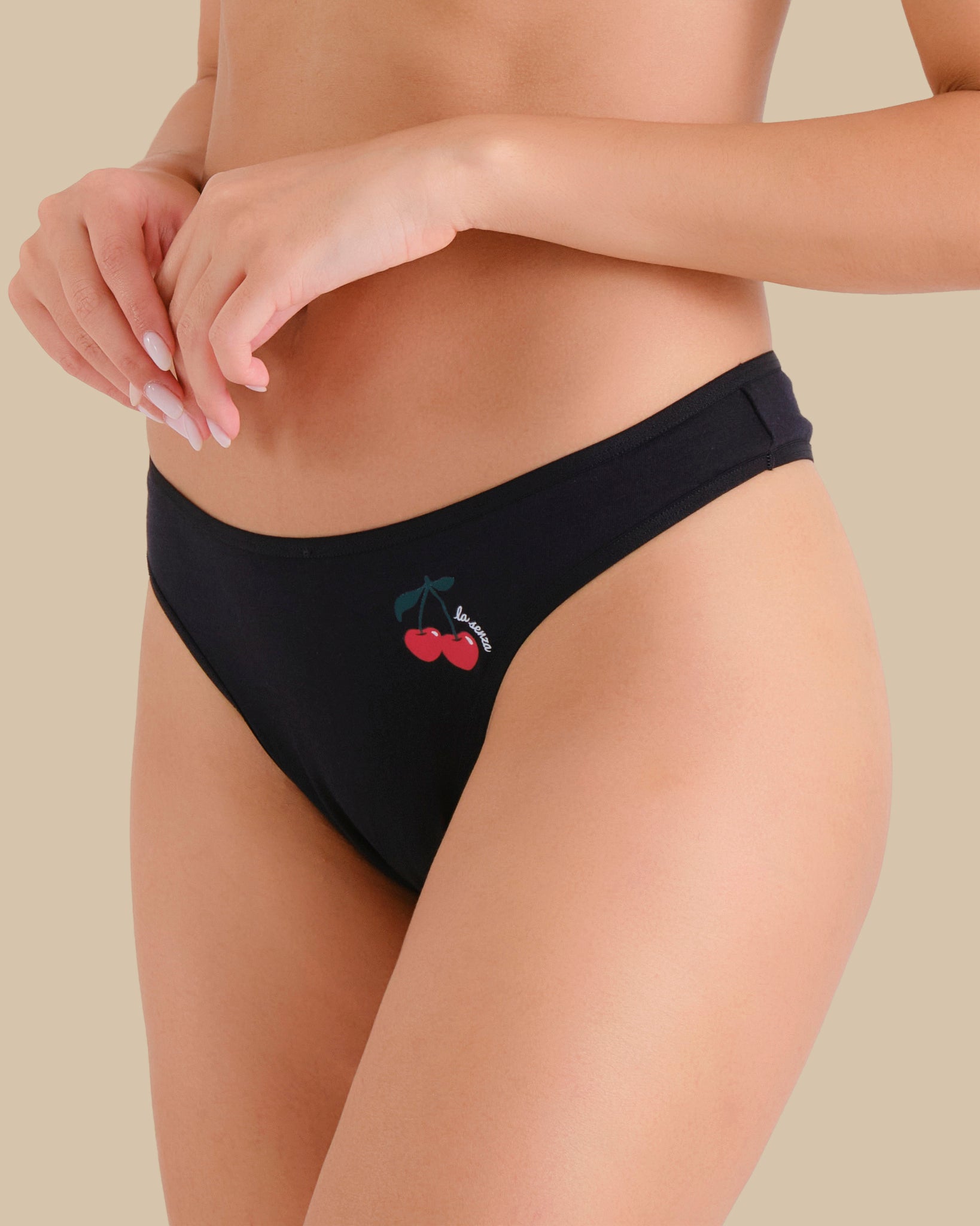 RX THONG AO COTTON GRAPHIC BODY SMOULDER BLACK / M