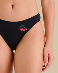 RX THONG AO COTTON GRAPHIC BODY SMOULDER BLACK / M