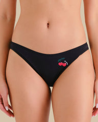 RX BIKINI AO COTTON GRAPHIC BODY SMOULDER BLACK / M