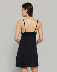 LA SENZA COZY ROSETTE CASUAL BLACK SLIP 03YZ / S