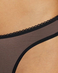 LA SENZA CHEEKY MESH BUMHEART SEXY COSTUME PANTIES Multicolour / S