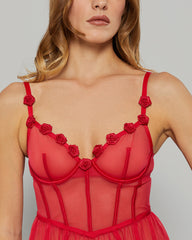 LA SENZA SEXY SLEEP UNCUPPED BABYDOLL Pink / S